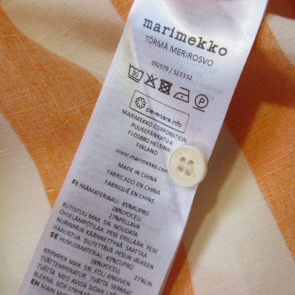 NWT marimekko Torma Merirosvo Paitapusero in Mix Stripe Oversized Shirt 42 / 12 - Picture 7 of 10